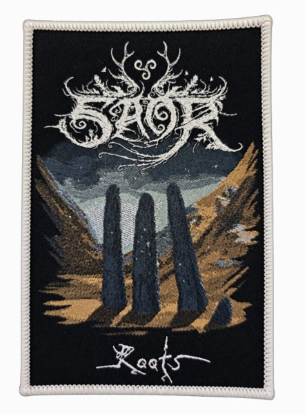 Saor - Patch Roots White Border (11,6 Cm X i gruppen ÖVRIGT / Kommande - alla format hos Bengans Skivbutik AB (5697986)