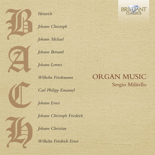 Bach - Family - Organ Music i gruppen CD / Klassiskt hos Bengans Skivbutik AB (570310)