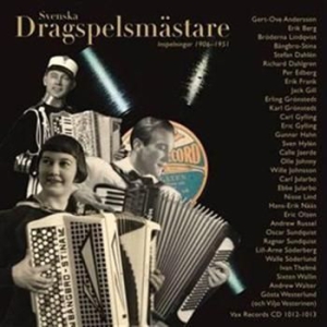 Svenska Dragspelsmästare - Inspelningar 1906-1951 i gruppen Externt_Lager / Naxoslager hos Bengans Skivbutik AB (570458)