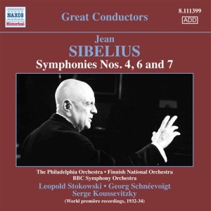Sibelius - Symphonies Nos 4 / 6 / 7 i gruppen Externt_Lager / Naxoslager hos Bengans Skivbutik AB (571069)