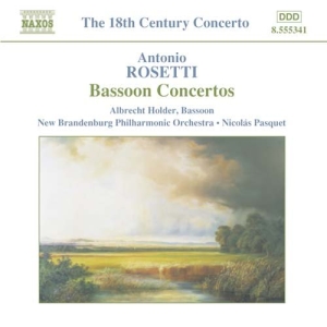 Rosetti Antonio - Bassoon Concertos i gruppen Externt_Lager / Naxoslager hos Bengans Skivbutik AB (571081)