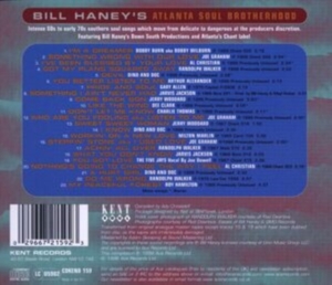 Various Artists - Bill Haney's Atlanta Soul Brotherho i gruppen CD / Pop-Rock,RnB-Soul hos Bengans Skivbutik AB (573937)