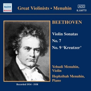 Beethoven Ludwig Van - Violin Sonatas - Menuhin i gruppen Externt_Lager / Naxoslager hos Bengans Skivbutik AB (575346)