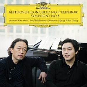 Beethoven - Pianokonsert 5 & Symfoni 5 i gruppen CD / Klassiskt hos Bengans Skivbutik AB (576857)