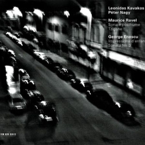Kavakos Leonidas - Maurice Ravel / George Enescu i gruppen CD / Klassiskt hos Bengans Skivbutik AB (577230)