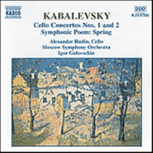 Kabalevsky Dmitry - Cello Concertos 1 & 2 i gruppen Externt_Lager / Naxoslager hos Bengans Skivbutik AB (578703)