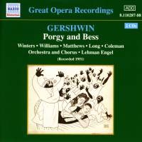 Gershwin George - Porgy & Bess Complete i gruppen Externt_Lager / Naxoslager hos Bengans Skivbutik AB (579528)
