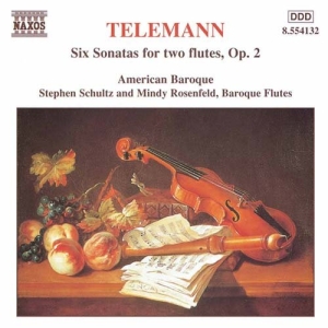 Telemann Georg Philipp - 6 Sonatas For 2 Flutes Op 2 i gruppen Externt_Lager / Naxoslager hos Bengans Skivbutik AB (581072)