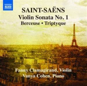 Saint-Saens - Works For Violin And Piano Vol 1 i gruppen Externt_Lager / Naxoslager hos Bengans Skivbutik AB (581180)