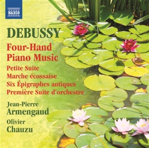Debussy - Works For Piano Four Hands i gruppen Externt_Lager / Naxoslager hos Bengans Skivbutik AB (581202)