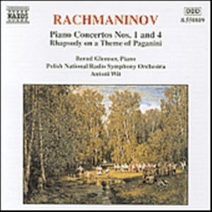 Rachmaninov Sergej - Piano Concertos Nos 1 & 4 i gruppen Externt_Lager / Naxoslager hos Bengans Skivbutik AB (581850)
