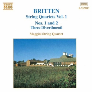 Britten Benjamin - String Quartets Vol 1 i gruppen Externt_Lager / Naxoslager hos Bengans Skivbutik AB (583135)