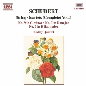 Schubert Franz - String Quartets Vol 3 i gruppen Externt_Lager / Naxoslager hos Bengans Skivbutik AB (583828)