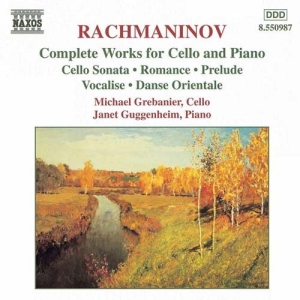 Rachmaninov Sergej - Music For Cello & Piano i gruppen Externt_Lager / Naxoslager hos Bengans Skivbutik AB (583981)