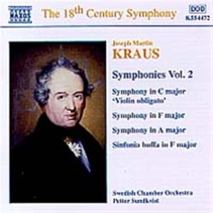Kraus Joseph Martin - Symphony Vol 2 i gruppen Externt_Lager / Naxoslager hos Bengans Skivbutik AB (584342)