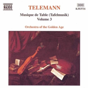Telemann Georg Philipp - Tafelmusik Vol 3 i gruppen Externt_Lager / Naxoslager hos Bengans Skivbutik AB (585891)