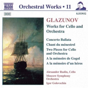 Glazunov Alexander - Works For Cello & Orchestra i gruppen Externt_Lager / Naxoslager hos Bengans Skivbutik AB (586684)