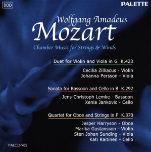 Mozart Wa - Chamber Music For Winds Vol2 i gruppen Externt_Lager / Naxoslager hos Bengans Skivbutik AB (588862)