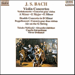 Bach Johann Sebastian - Violin Concertos i gruppen Externt_Lager / Naxoslager hos Bengans Skivbutik AB (589135)
