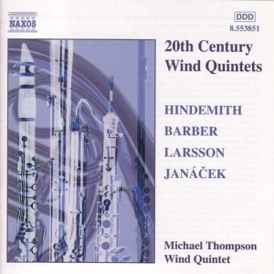 Various - 20Th Century Wind Quintets i gruppen Externt_Lager / Naxoslager hos Bengans Skivbutik AB (589167)