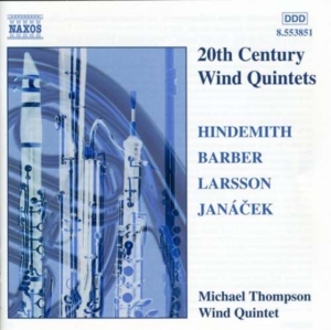 Various - 20Th Century Wind Quintets i gruppen Externt_Lager / Naxoslager hos Bengans Skivbutik AB (589167)