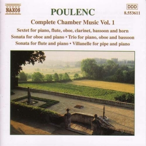 Poulenc Francis - Complete Chamber Music Vol 1 i gruppen Externt_Lager / Naxoslager hos Bengans Skivbutik AB (589169)