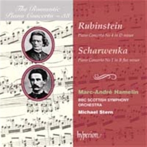 Rubinstein/Scharwenka - Piano Concerto 4/Piano Conc 1 i gruppen Externt_Lager / Naxoslager hos Bengans Skivbutik AB (589456)
