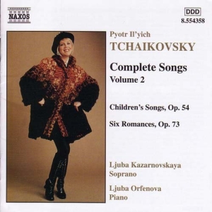 Tchaikovsky Pyotr - Complete Songs Vol 2 i gruppen Externt_Lager / Naxoslager hos Bengans Skivbutik AB (589618)