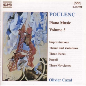 Poulenc Francis - Piano Music Vol 3 i gruppen Externt_Lager / Naxoslager hos Bengans Skivbutik AB (589619)