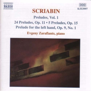 Scriabin Alexander - Preludes Vol 1 i gruppen Externt_Lager / Naxoslager hos Bengans Skivbutik AB (589624)