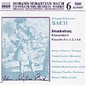 Bach Johann Sebastian - Brandenburg Concertos I i gruppen Externt_Lager / Naxoslager hos Bengans Skivbutik AB (590955)