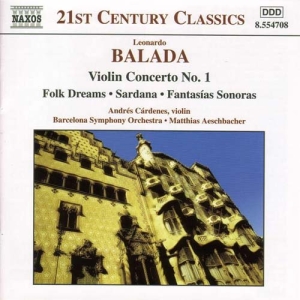 Balada Leonardo - Violin Concerto 1 i gruppen Externt_Lager / Naxoslager hos Bengans Skivbutik AB (592551)
