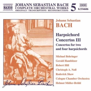 Bach Johann Sebastian - Harpsichord Concertos 3 i gruppen Externt_Lager / Naxoslager hos Bengans Skivbutik AB (592553)