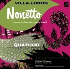 Villa-Lobos Heitor - Nonetto i gruppen CD / Elektroniskt hos Bengans Skivbutik AB (593406)
