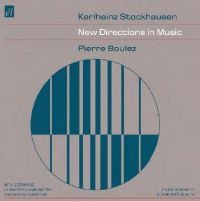Stockhausen Karlheinz/Pierre Boulez - New Directions In Music i gruppen CD / Pop-Rock hos Bengans Skivbutik AB (593449)