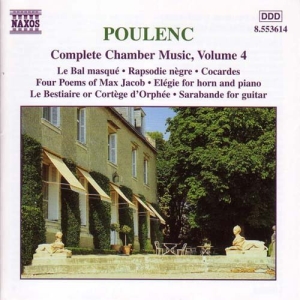 Poulenc Francis - Complete Chamber Music Vol 4 i gruppen Externt_Lager / Naxoslager hos Bengans Skivbutik AB (593773)