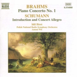 Brahms/Schumann - Piano Concerto 1 i gruppen Externt_Lager / Naxoslager hos Bengans Skivbutik AB (593779)