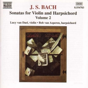 Bach Johann Sebastian - Sonatas For Violin & Harpsicho i gruppen Externt_Lager / Naxoslager hos Bengans Skivbutik AB (593780)