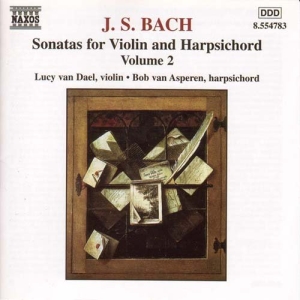 Bach Johann Sebastian - Sonatas For Violin & Harpsicho i gruppen Externt_Lager / Naxoslager hos Bengans Skivbutik AB (593780)