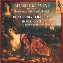 Monteverdi/Peri/Fontei Strozz - Battaglie E Lamenti 1600-1660 i gruppen Externt_Lager / Naxoslager hos Bengans Skivbutik AB (594336)
