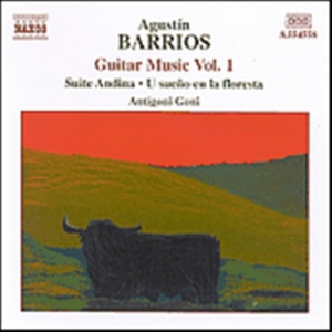 Barrios Mangore Agustin - Guitar Music Vol 1 i gruppen Externt_Lager / Naxoslager hos Bengans Skivbutik AB (598356)