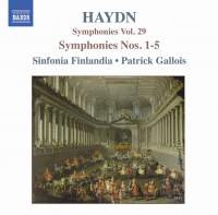 Haydn - Symphonies 1-5 i gruppen Externt_Lager / Naxoslager hos Bengans Skivbutik AB (598552)