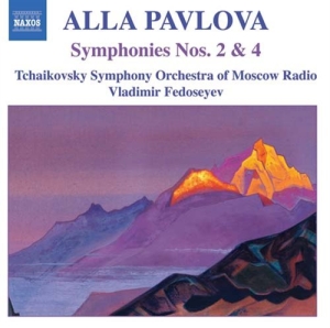 Pavlova Alla - Symphonies 2 & 4 i gruppen Externt_Lager / Naxoslager hos Bengans Skivbutik AB (598566)