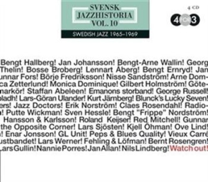 Blandade Artister - Svensk Jazzhistoria Vol. 10 i gruppen Externt_Lager / Naxoslager hos Bengans Skivbutik AB (599793)