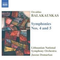 Balakauskas - Symphonies 4 & 5 i gruppen Externt_Lager / Naxoslager hos Bengans Skivbutik AB (600529)