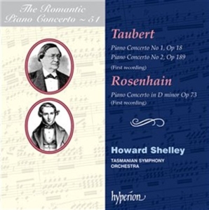 Taubert / Rosenhain - Romantic Piano Concerto Vol 51 i gruppen Externt_Lager / Naxoslager hos Bengans Skivbutik AB (601011)