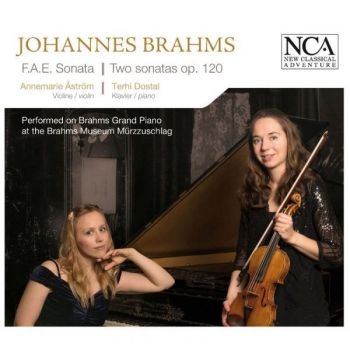 Åström Annemarie/Dostal Terhi - Brahms: F.A.E. - Sonate i gruppen CD / Övrigt hos Bengans Skivbutik AB (601592)