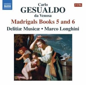 Gesualdo - Madrigals Books 5 And 6 i gruppen Externt_Lager / Naxoslager hos Bengans Skivbutik AB (602274)
