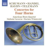 American Horn Quartet - Works For 4 Horns & Orchestra i gruppen Externt_Lager / Naxoslager hos Bengans Skivbutik AB (603068)