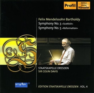 Mendelssohn - Symphonies 3 & 5 i gruppen CD / Klassiskt hos Bengans Skivbutik AB (604277)